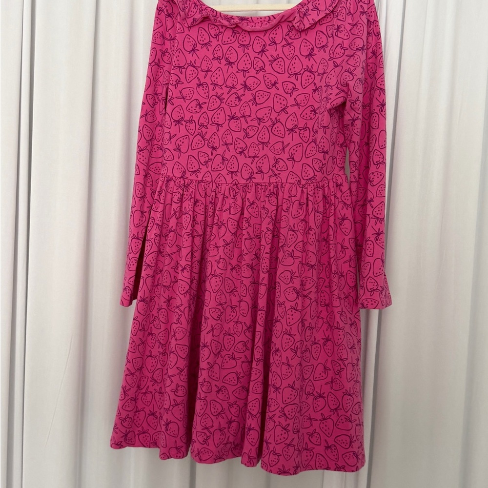Tea Collection Fuchsia Heart Print Dress